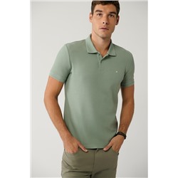 Мятно-зеленая футболка, 100% хлопок, быстросохнущая, стандартная посадка