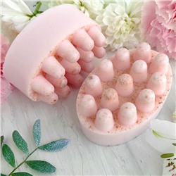 Массажное мыло "Розовая глина"