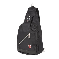 Однолямочный рюкзак П4103 (Черный)