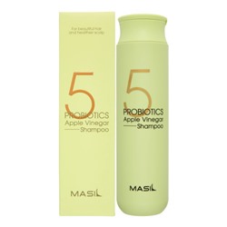 MASIL 5 PROBIOTICS Ap***ple VINEGAR SHAMPOO Шампунь против перхоти с яблочным уксусом и пробиотиками 300мл