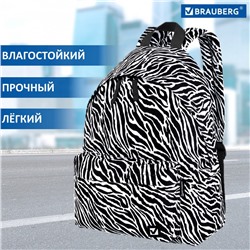 Рюкзак Brauberg сити-формат Zebra 20 литров 41х32х14 см 271680 (1)