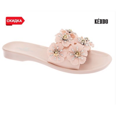 Пляжная обувь KEDDO взрослая, артикул 897902/02-03, цвет розовый, материал ПВХ