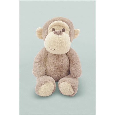 Babyblooms Monkey Soft Toy with Personalised Red Stripe Pyjamas