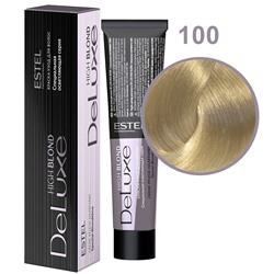 Краска-уход для волос 100 Натуральный блондин ультра DeLuxe High Blond ESTEL 60 мл