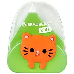 Корректирующая лента BRAUBERG KIDS "Котенок", 5 мм х 6 м, корпус ассорти, блистер, 272494