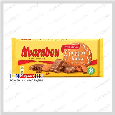 Шоколад Marabou (имбирный пряник) Piparkakku 200 гр