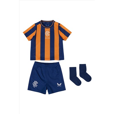 Fanatics Orange Glasgow Rangers Third Baby Kit 2023-24