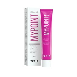 Крем-краска перманентная для волос TEFIA MYPOINT специальный блондин фиолетовый 107, 60 мл