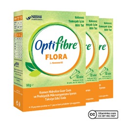 Nestle OptiFibre Flora 5 г x 10 пакетиков 3 шт.