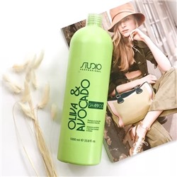 Kapous STUDIO Шампунь увлажняющий для волос с маслами авокадо и оливы 1000 мл