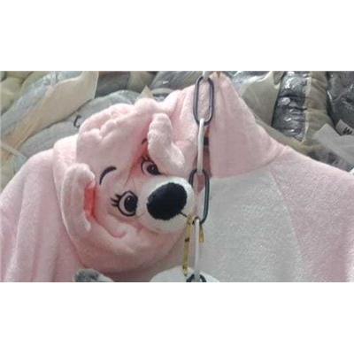 Кигуруми для взрослых Мышь розовая 3D