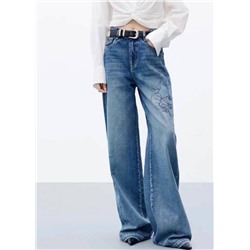 Широкие джинсы с завышенной талией Mo*&Co