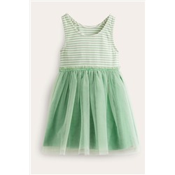 Boden Jersey Tulle Mix Dress