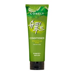 CONSLY Seaweed & Matcha Conditioner for Strength & Shine Кондиционер с экстрактами водорослей и зеленого чая Матча для силы и блеска волос 250мл