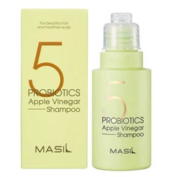 Masil Шампунь для волос от перхоти с яблочным уксусом / 5 Probiotics Ap***ple Vinegar Shampoo, 50 мл