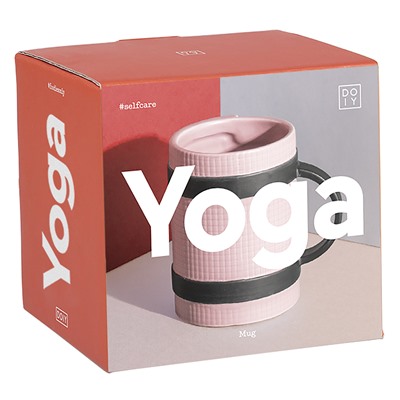 Кружка Yoga Mug розовая