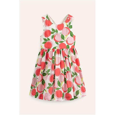 Boden Peach Cross-Back Dress