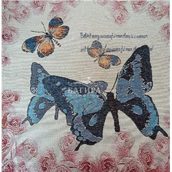 Чехол на подушку "Гобелен" Полет бабочки