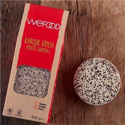 Смешанная киноа Wefood 400 гр