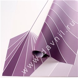 Плёнка для цветов "Градиент" 58*58 см 20 шт. фиолетовая