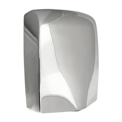 САНАКС - Сушилка для рук, СУПЕРТОНКАЯ, скоростная, антивандальная, корпус из нержавеющей стали, хромированная, 1000W  ( 6951)