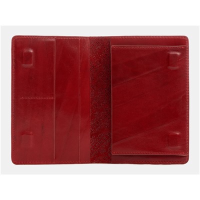 Красный кожаный кожаный аксессуар с росписью из натуральной кожи «PR008 Red Фрида»