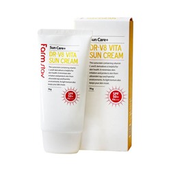 FARM STAY DR-V8 VITA SUN CREAM  SPF50 PA+++ (70g)/ Солнцезащитный крем с витаминами