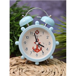 Часы-будильник "Aboard Якорь", light blue