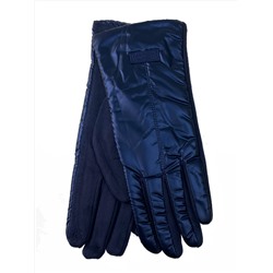 Теплые женские перчатки, цвет синий