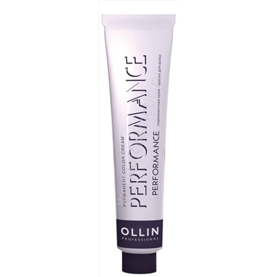 Ollin Performance Перманентная крем-краска для волос 5/09 Светлый шатен прозрачный зеленый 60 мл