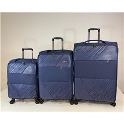 Комплект из 3-х чемоданов  MIRONPAN  50123 Темно-синий