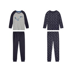lupilu® Kleinkinder Jungen Pyjama mit Bündchen, lang