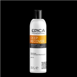 Deep Recover Шампунь для восстановления повреждённых волос маслом сладкого миндаля и экстрактом ламинарии, 300 мл.