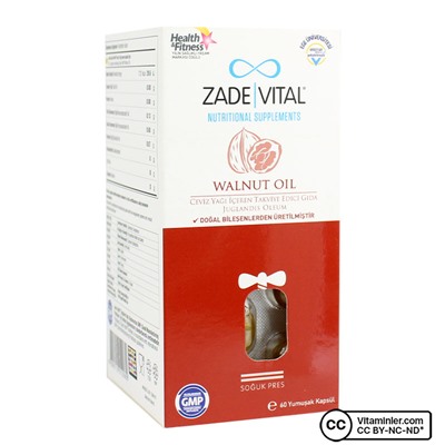 Масло грецкого ореха Zade Vital 800 мг 60 капсул