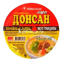 Лапша Донсан с говядиной (В чашке) Корея, 86 г. Акция