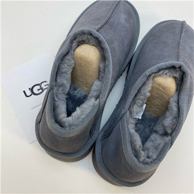 Серые укороченные модные угги UGG размер 37