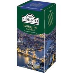 AHMAD TEA. Classic Taste. Evening Tea (без кофеина) 50 гр. карт.пачка, 25 пак.