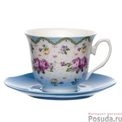 Пара чайная (чашка+блюдце) 250 мл арт. VAR-QY174B-12-1