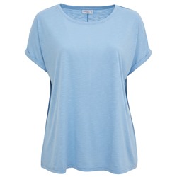 Hellblaues T-Shirt
     
      Janina curved, Fledermausärmel
