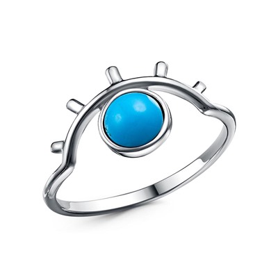 Кольцо Глаз бижутерия с ювелирным стеклом