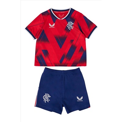 Fanatics Red Glasgow Rangers Fourth Baby Kit 2023-24