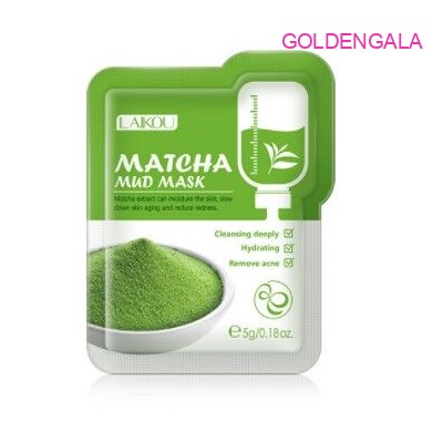 LAIKOU MATCHA MUD MASK Грязевая маска с экстрактом матчи 5 г Арт 089894