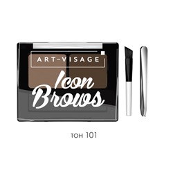 Двойные тени для бровей ART-VISAGE "ICON BROWS" - тон 101