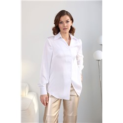 Белая блузка из шёлка
