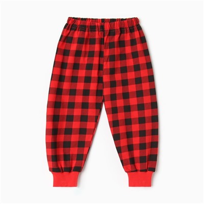 Пижама для мальчика, цвет красный, рост 104 см