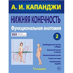 Нижняя конечность: Функциональная анатомия (обновленное издание) Капанджи А.И.