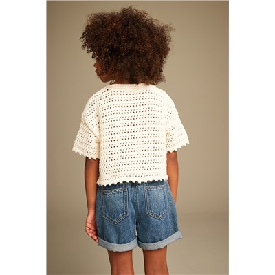 Crochet Knit Top (3-16yrs)