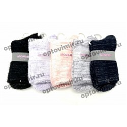 Носки женские Morrah цветные пушистые из норки 5623
