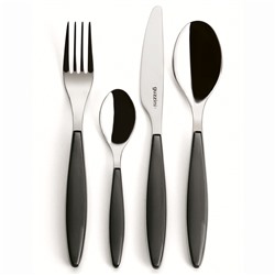 Набор из 24 столовых приборов Cutlery Feeling, серые