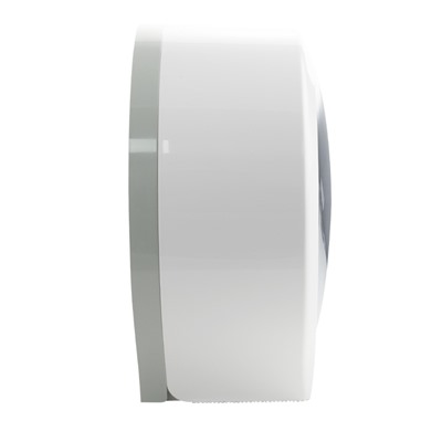 GFmark - Диспенсер для туалетной бумаги - барабан, ПРЕМИУМ, пластиковый, БЕЛЫЙ с ЗЕРКАЛОМ, с ключом  ( 918)